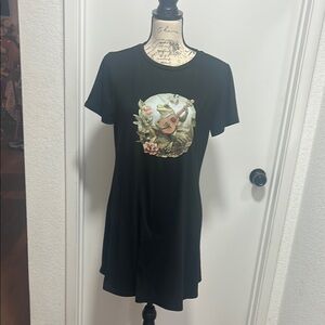 Cottagecore Banjo Frog Tshirt Dress